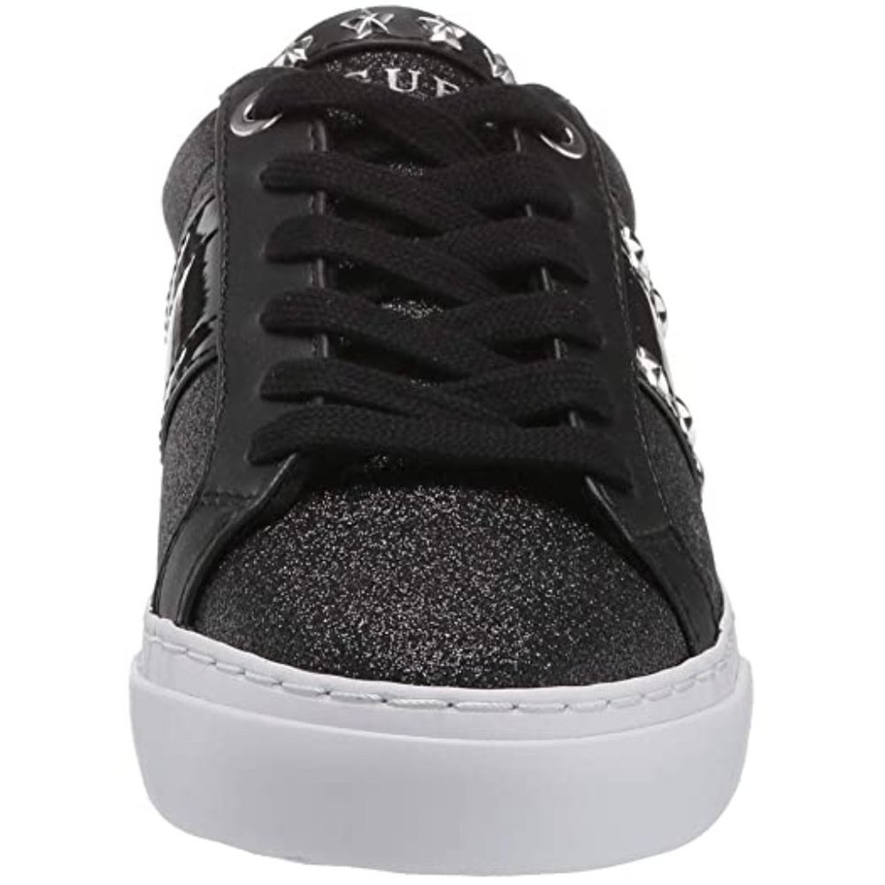 💙 NIB ** Guess Lace-up Glitter Sneaker - Picture 2 of 8